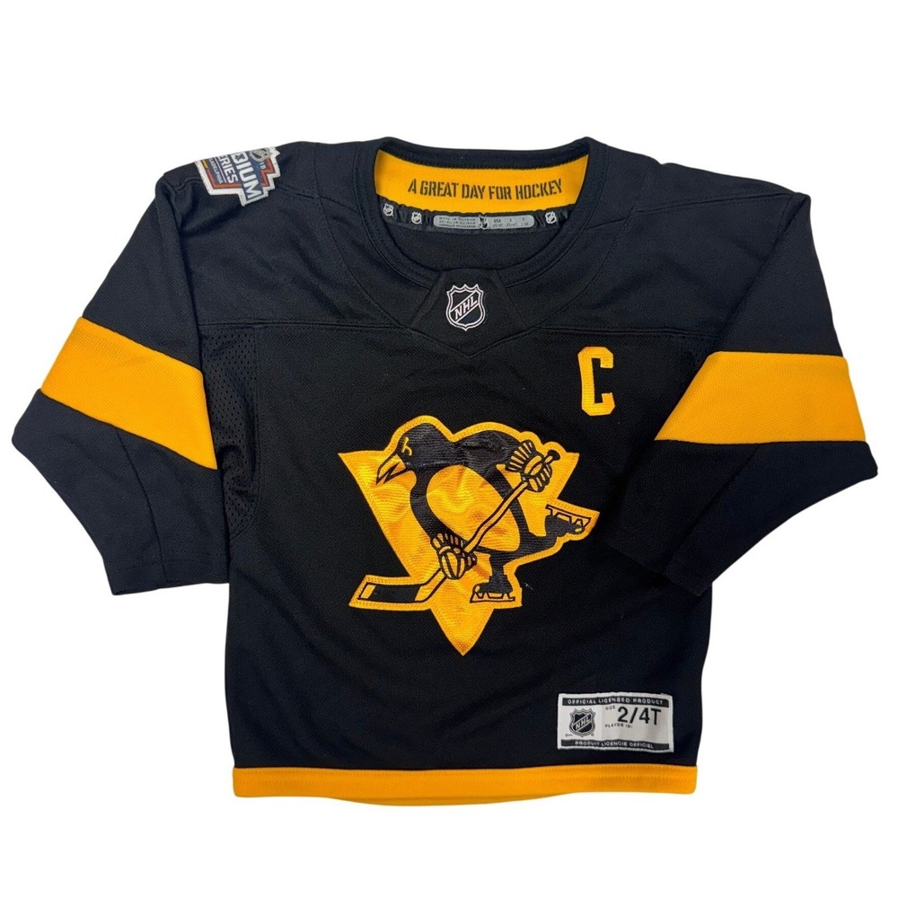 NHL Pittsburgh Penguins Sidney Crosby 87 Stadium Series Jersey Toddler 2T/4T